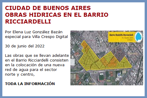 OBRAS EN EL BARRIO RICCIARDELLI